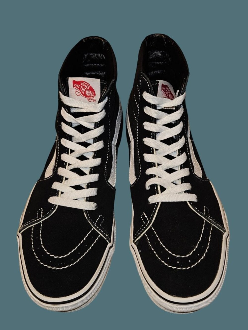 Vans Skateboard Pro Black Suede Canvas Grunge Sneakers Unisex Men 8.5 Women 10